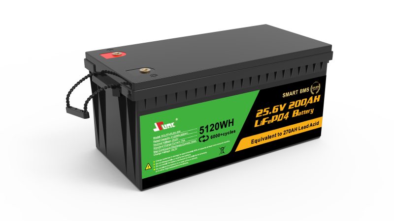 LiFePO4 BATTERY  25.6V 200Ah